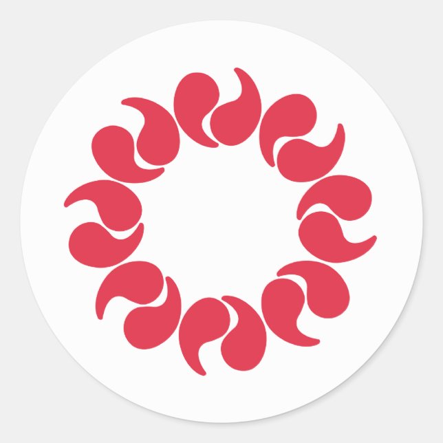 Sticker Rond Saitama (Devant)