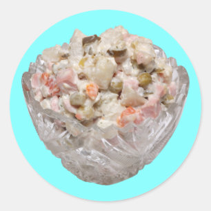 Sticker Rond Salade d'Olivier