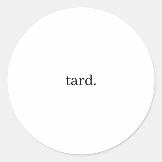 Sticker Rond salaud. (Devant)