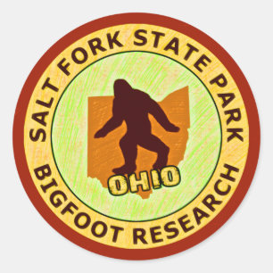 Sticker Rond Salt Fork State Park Bigfoot Research