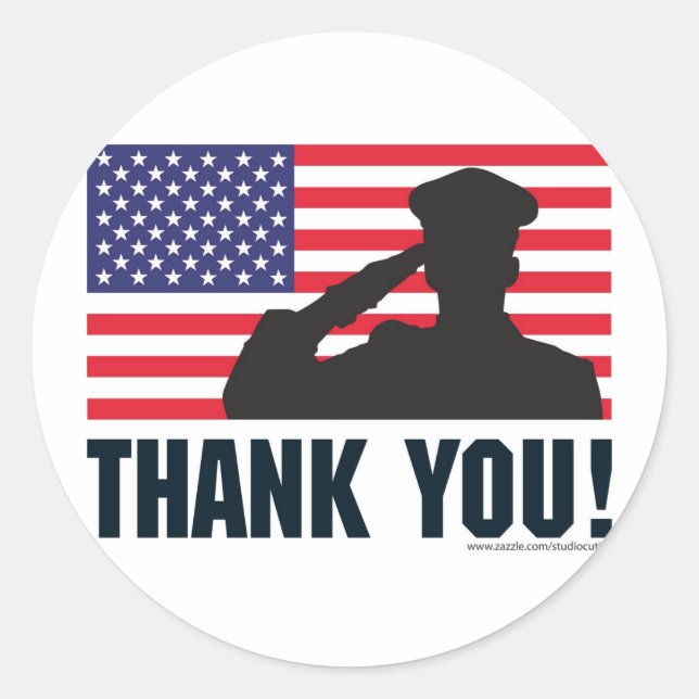 Sticker Rond Salut (Devant)