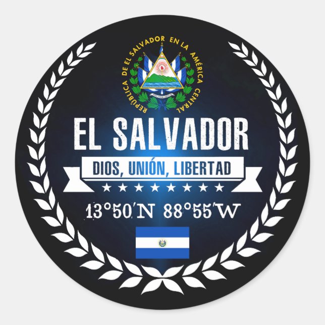 Sticker Rond Salvador (Devant)