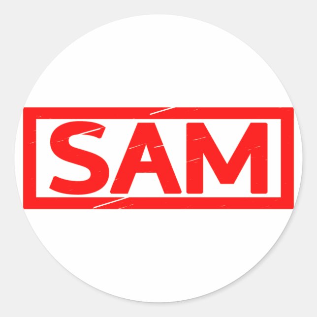 Sticker Rond Sam Timamp (Devant)