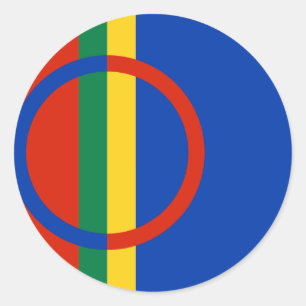 Sticker Rond Sami, Finlande