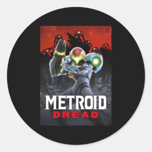 Sticker Rond Samus Metroid Dread Encerclé