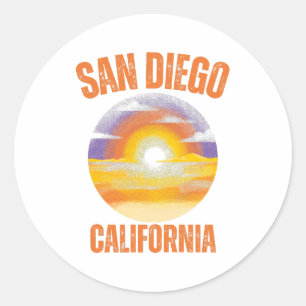 STICKER ROND SAN DIEGO CA