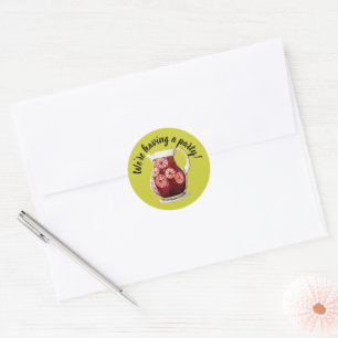 Sticker Rond Sangria