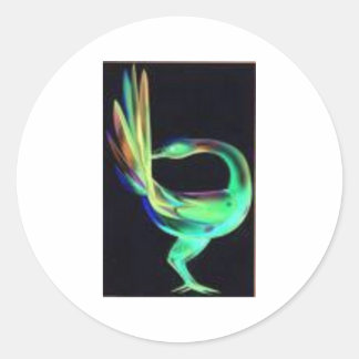 Sticker Rond Sankofa