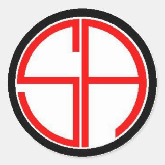 Sticker Rond Sans Crosshairs