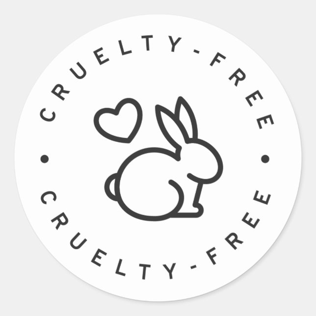 Sticker Rond sans cruauté (Devant)