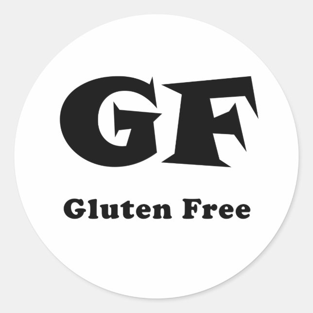 Sticker Rond Sans gluten (Devant)