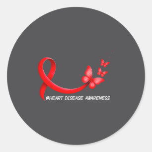 Sticker Rond Santé cardiaque Sensibilisation aux maladies cardi