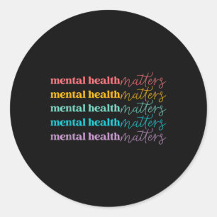 Sticker Rond Santé Mentale S Soit Soi Soins Autonomes Sensibili