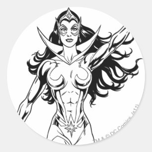 Sticker Rond Saphir d'étoile 6
