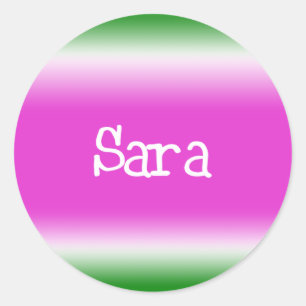 Sticker Rond Sara