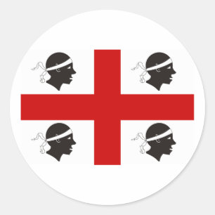 Sticker Rond Sardaigne, Italie