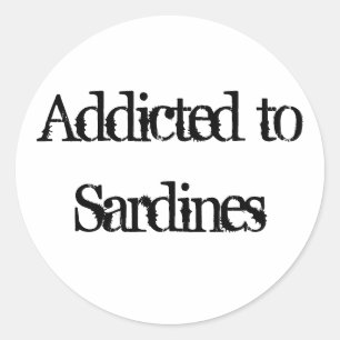 Sticker Rond Sardines