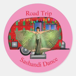 Sticker Rond Sashandi Dance Road Trier Thunder_Cove