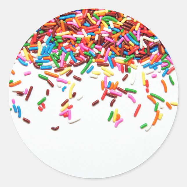 Sticker Rond Saupoudrer (Devant)