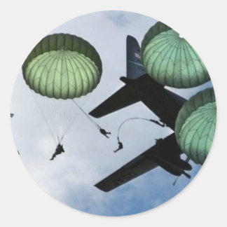 Sticker Rond saut en vol