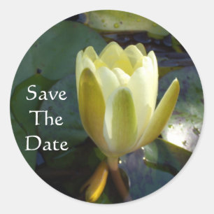 Sticker Rond Sauvegarder La Date