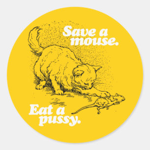Sticker Rond SAUVER UNE SOURIS - BLANC - (2).png
