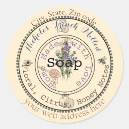 Sticker Rond savon personnalisable génial