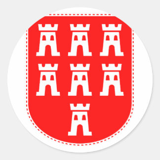 Sticker Rond Saxons transylvaniens