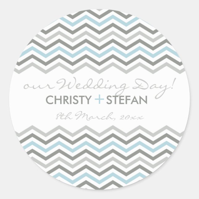 Sticker Rond SCEAU 2 :: chevron1 3 (Devant)
