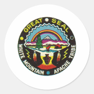 Sticker Rond sceau apache