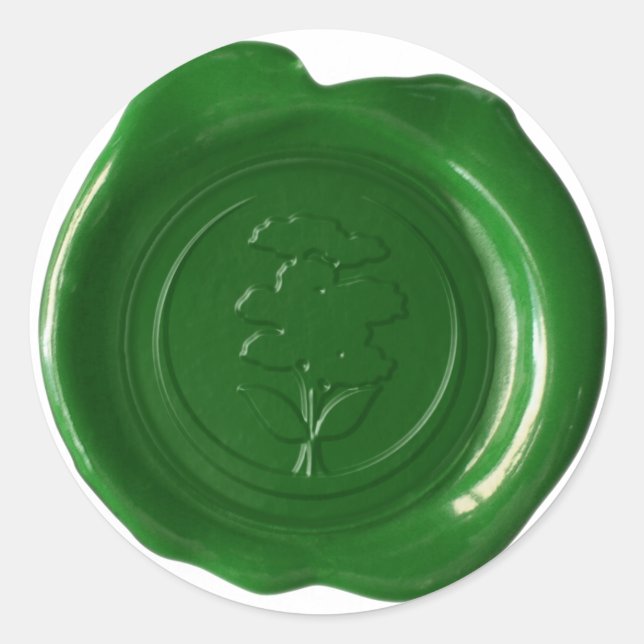 Sticker Rond Sceau de cire Faux - HIM Custom (Devant)