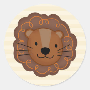 Sticker Rond Sceau d'enveloppe du Baby shower d'arche SS Noah /