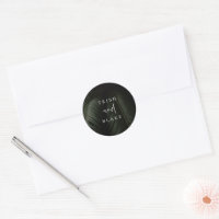 Sceau d'enveloppe Mariage Moody Tropics