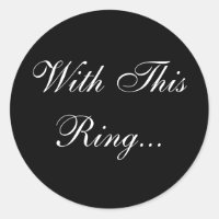 Sceau d'enveloppe Vows mariage