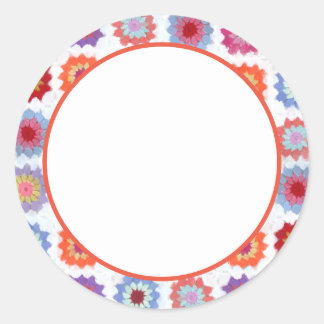 Sticker Rond Scellé avec style : Sceau rond classique pour enve