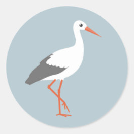 Sticker Rond Scellé bleu