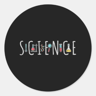 Sticker Rond Science