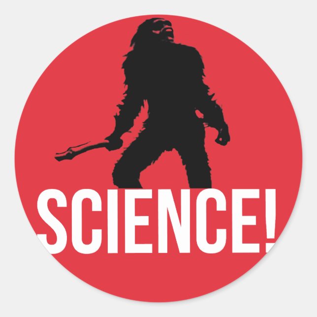 STICKER ROND SCIENCE ! (Devant)