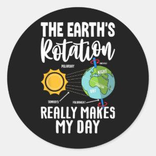 Sticker Rond Science Enseignante Chemise Hommes Femmes Garçon P