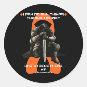 Sticker Rond Sclérose en plaques Hommes Cadeaux Mari Sensibilis