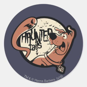 Sticker Rond Scooby-Doo "Haunted Tails"