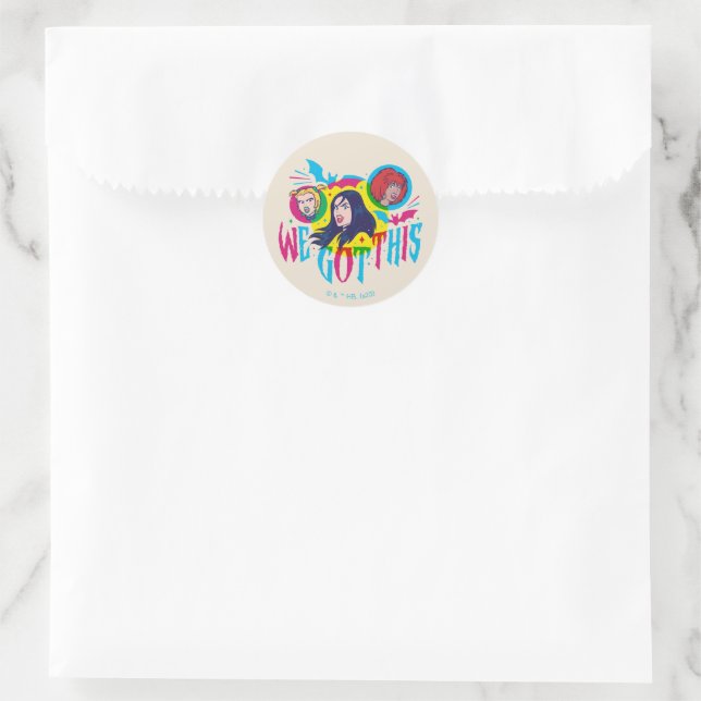 Sticker Rond Scooby-Doo | Hex Girls Nous Avons Ce (Sac)