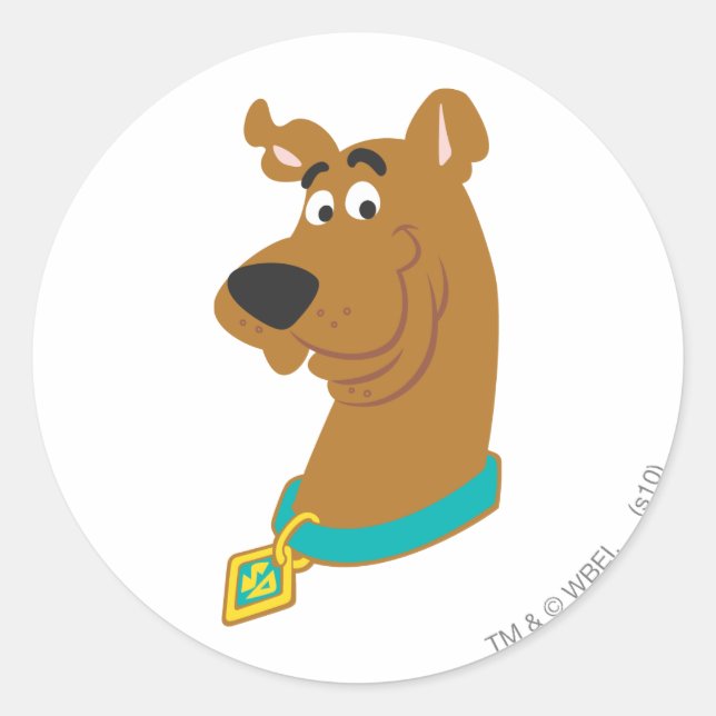 Sticker Rond Scooby-Doo Smile (Devant)