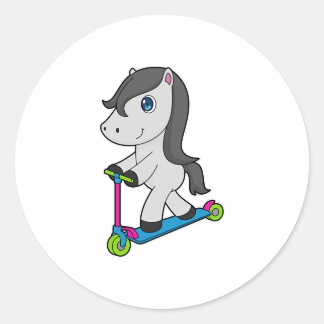 Sticker Rond Scooter (Devant)