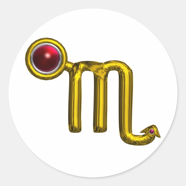 STICKER ROND SCORPIO (Devant)