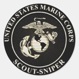 STICKER ROND SCOUT SNIPER