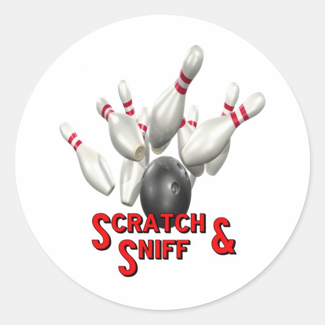 Sticker Rond Scratch & Sniff (Devant)