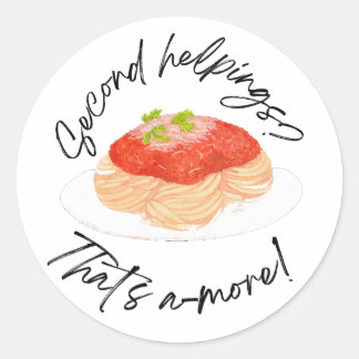 Sticker Rond Seconde portions