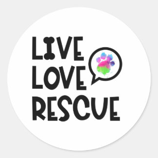 Sticker Rond Secourir Chien Recherche Chien Service Chien Paw C