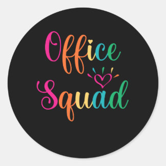 Sticker Rond Secrétaire adjoint administratif de l'escadron de 